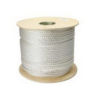 Solid Braided Nylon Rope - 1/2, White